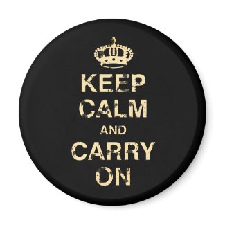 Keep Calm Carry On magnet