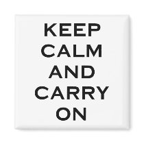 Keep Calm Carry On magnets by LabelMeHappy Keep Calm Carry On magnets