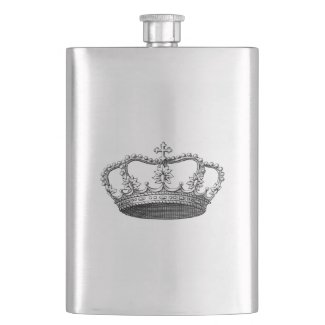 Keep Calm Crown Flasks