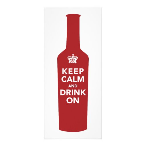 Keep Calm Drink 60th Birthday Party Invitation 4 X 9 25 Invitation 
