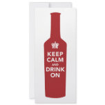 Keep Calm &amp; Drink On Birthday Party Invitation