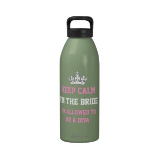 Keep Calm I'm the Bride Water Bottle