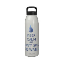 Keep Calm inspired water bottle