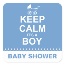 Keep Calm It's A Boy stickers
