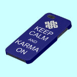 Keep Calm Karma iPhone Case iphone cases