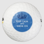 Keep Calm logo Golf Balls