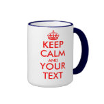 Keep calm mug template