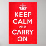 Keep Calm - National Archives Print