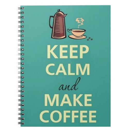 Keep Calm Spiral Notebooks