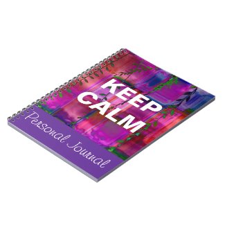Keep Calm Personal Journal Notebook