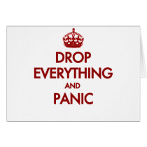 Keep Calm? Pfft! Greeting Card