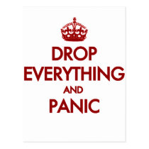 Keep Calm? Pfft! postcards