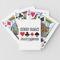 Keep Calm Play Bridge (Four Card Suits) Card Decks