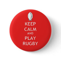 Keep Calm & Play Rugby Pins