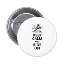 Keep Calm & Ride On Pin