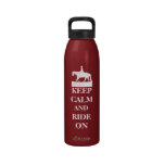 Keep calm & ride on water bottles
