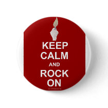 Keep Calm Rock On Buttons