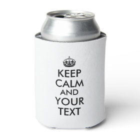 Keep Calm Saying Custom Can Cooler Your Text,Color
