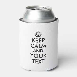 Keep Calm Saying Custom Can Cooler Your Text,Color