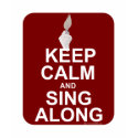 Keep Calm Sing Along t-shirts