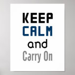 Keep Calm (standard picture frame size) Poster
