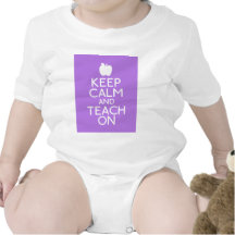 Keep Calm Teach On Tee Shirts