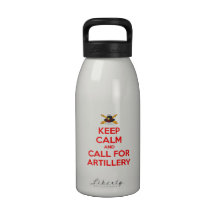 Keep Calm Water Bottle White