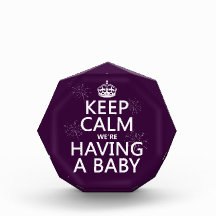 Keep Calm We're Having A Baby (in any color) Award
