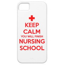 Keep Calm You Will Finish Nursing School iPhone 5 Cases