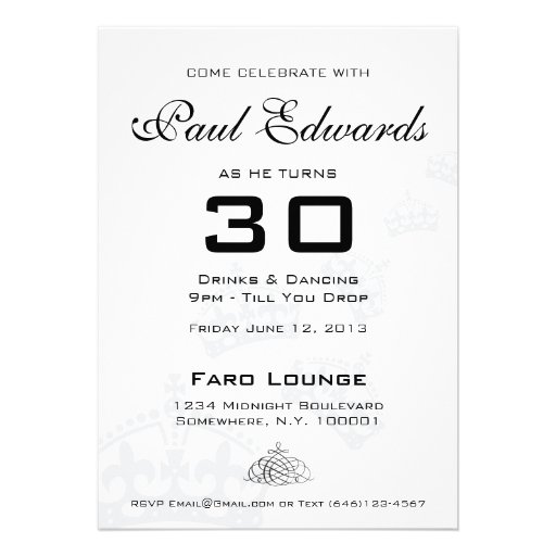 Keep Calm You're Invited Party Invite