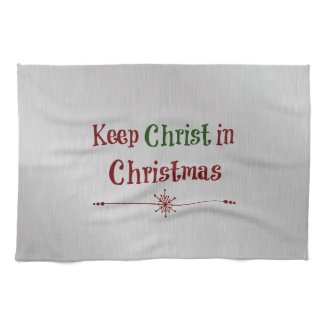 Keep Christ in Christmas Hand Towel