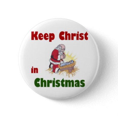 Keep Christ in Christmas Pin