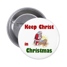 Keep Christ in Christmas Pin