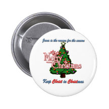 Keep Christ in Christmas Pinback Buttons