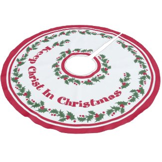 Keep Christ In Christmas Tree Skirt