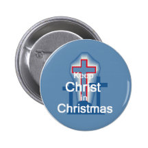 Keep Christ Pinback Button