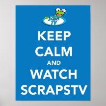 Keep Clam ScrapsTV pOSTER
