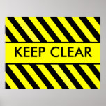 Keep Clear Print
