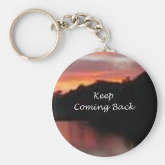 Keep Coming Back Basic Round Button Keychain