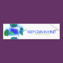 Keep CR8N In Mind Bumper Sticker bumper stickers