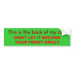 KEEP DISTANCE STICKER BUMPER STICKER