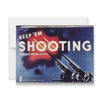 Keep 'Em Shooting invitations