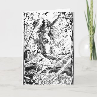Keep Eostre in Easter card