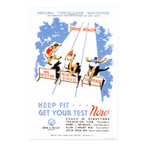 Keep Fit Get Tested 1939 WPA posters by lc_wpa Keep Fit Get Tested 1939 WPA posters
