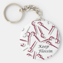 Keep Flossin by Matt Landon keychains