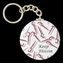 Keep Flossin by Matt Landon keychains by 3DInnovations Keep Flossin by Matt Landon keychains
