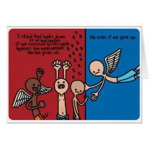 keep going greeting. card