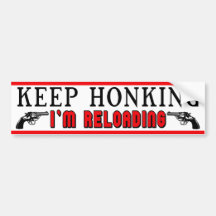 Keep Honking Bumper Stickers
