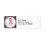 keep hope alive pink ribbon breast cancer return address label