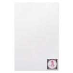keep hope alive pink ribbon breast cancer stationery design
